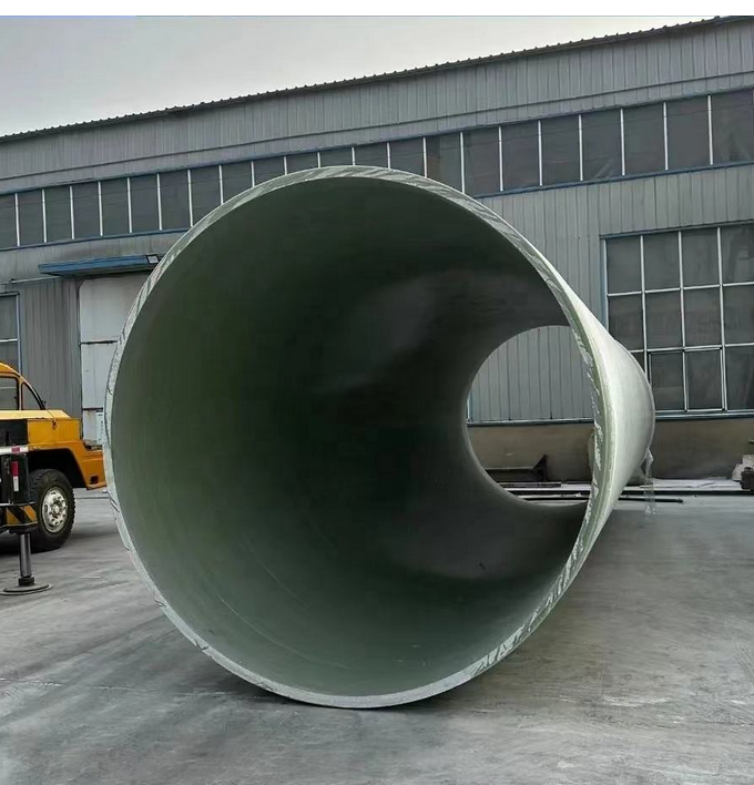 Antistatic FRP GRP Pressure Pipe High Pressure Resistant Corrosion Proof Fiberglass Reinforced Plast