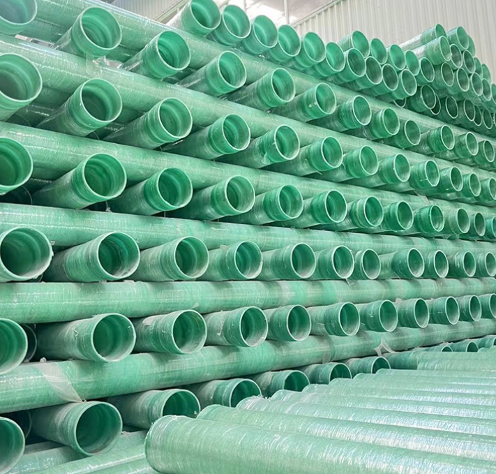 Antistatic FRP GRP Water Pipe Corrosion Resistant High Strength Fiberglass Reinforced Plastic Drinki