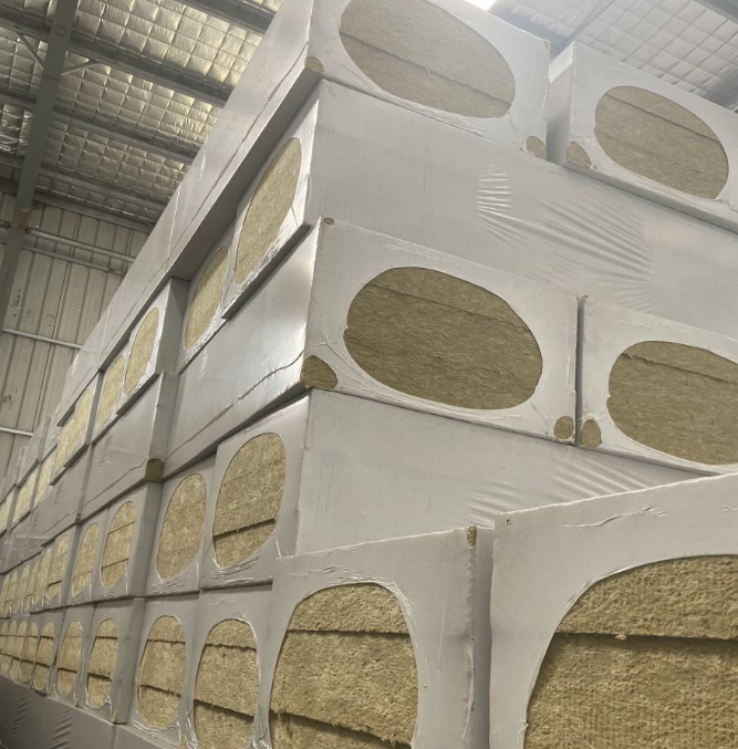 Durable Fireproof Mineral Basalt Fiber Rock Wool Board, OEM Acoustic Thermal Insulation Panel