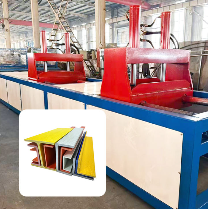 Fully Automatic FRP Pultrusion Production Line, Fiberglass Reinforced Plastic Structural Profile