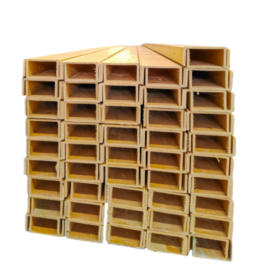 High Strength Pultruded FRP I Beam, GRP Fiberglass H Beam for Heavy-Duty Industrial Structural Suppo