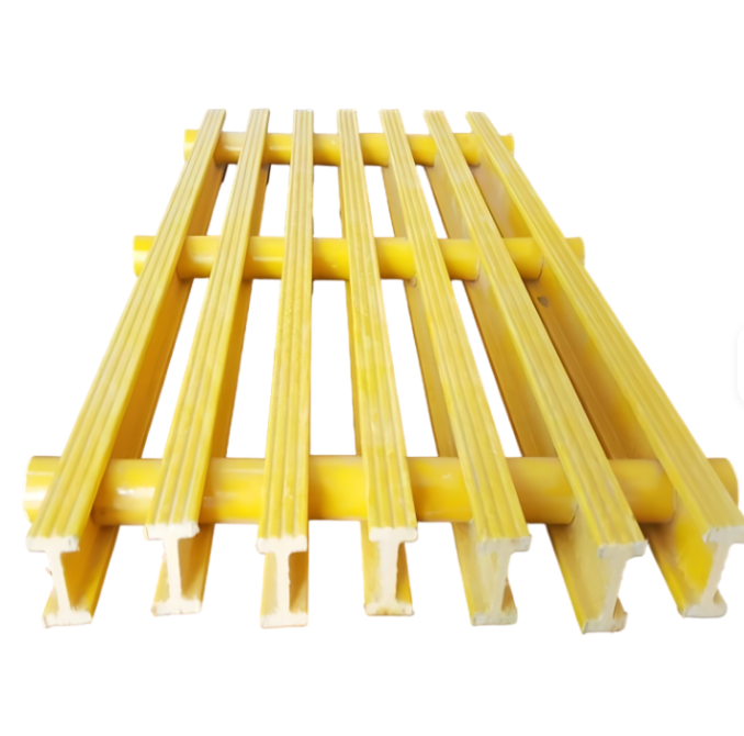 High Strength Pultruded FRP Profiles, Custom Fiberglass Structural I-Beam Profiles for Civil Enginee