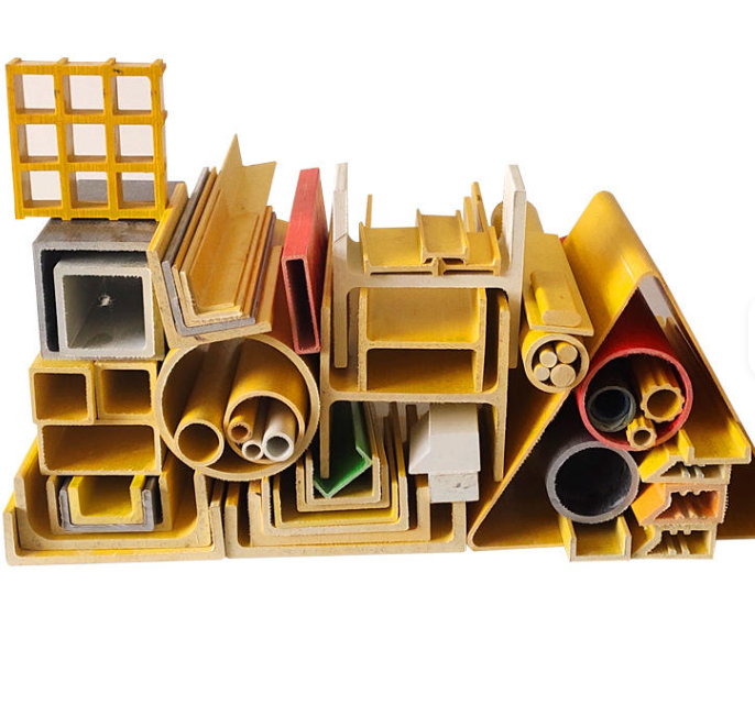 High Strength Pultruded FRP Profiles, Fiberglass GRP Angle Shapes for Structural Construction