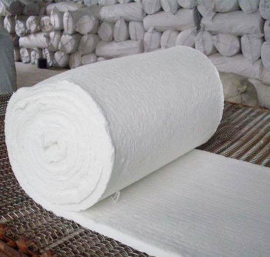 High Temperature Pipe Insulation Ceramic Fiber Blanket, Aluminum Silicate Needled Fireproof Blanket