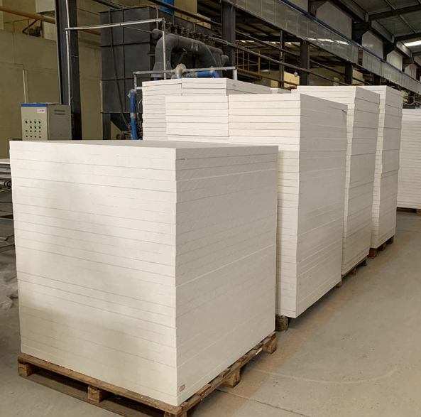 Huangang High-Quality Ceramic Fiber Board, 1350°C Thermal Insulation Panel for High-Temperature Furn