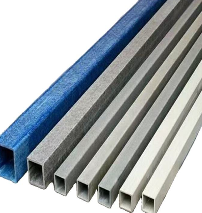 Huangang High-Quality Pultruded FRP Square & Rectangular Profiles, Fiberglass Structural Tubes